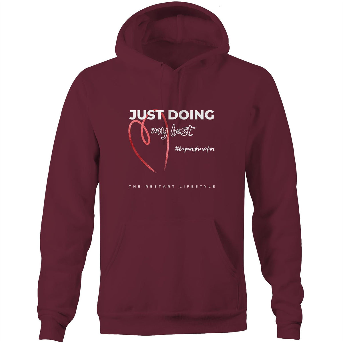 Premium Hoodie - Doing My Best Design - (Dark Colors)