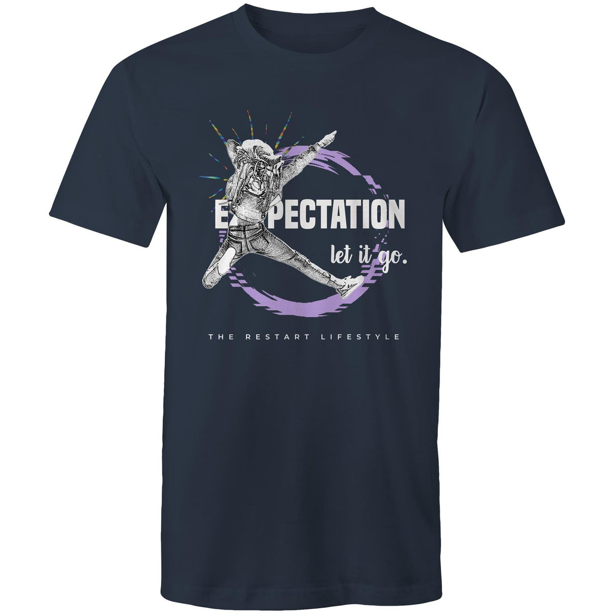 Premium Men's T-Shirt - Expectation Design - (Dark Colors)
