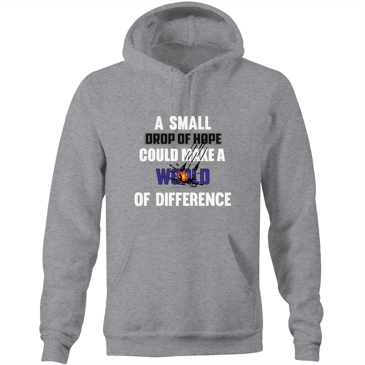 Premium Unisex Hoodie - Drop of Hope Design - (Dark Colors)