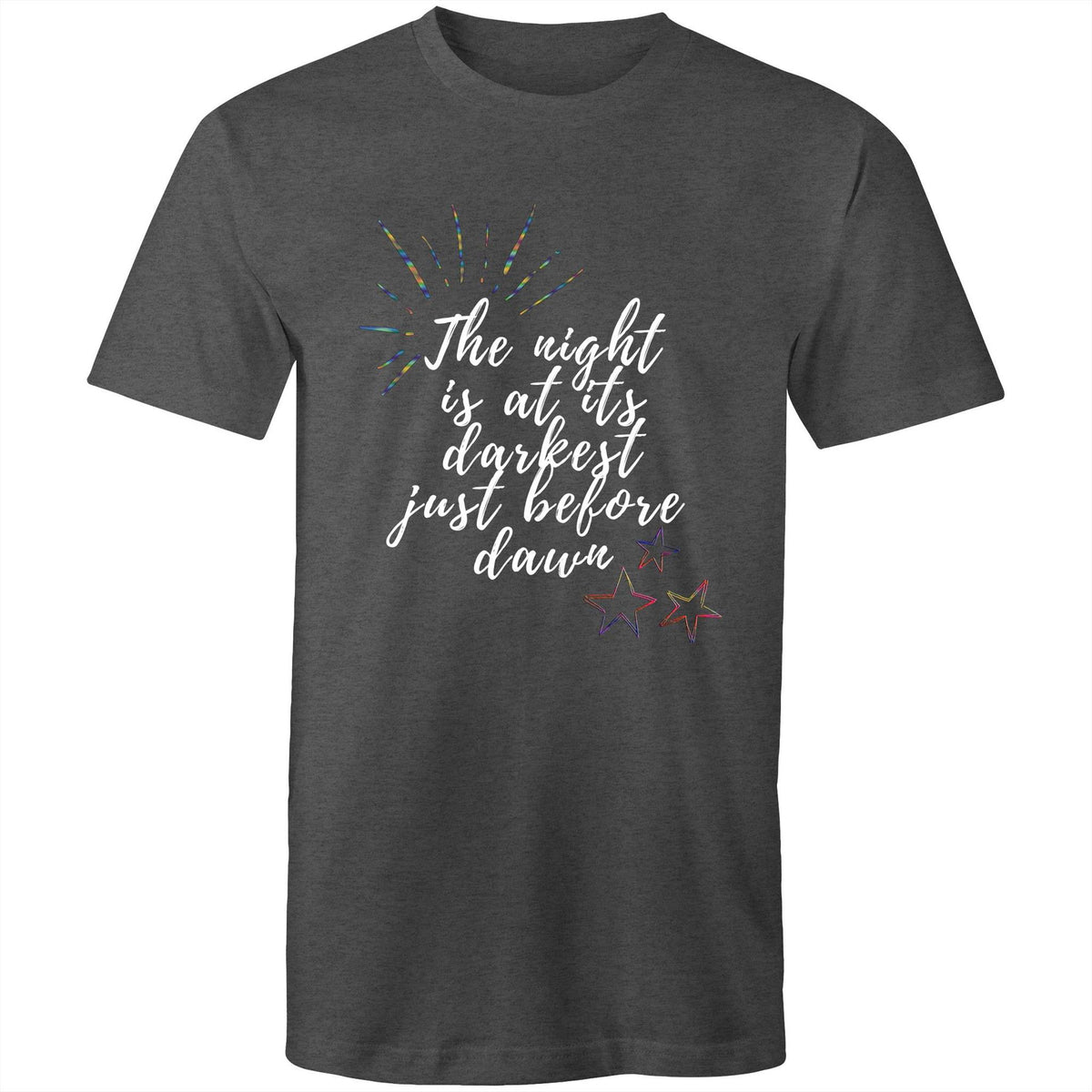 Premium Men's T-Shirt - Darkest Night Design - (Dark Colors)