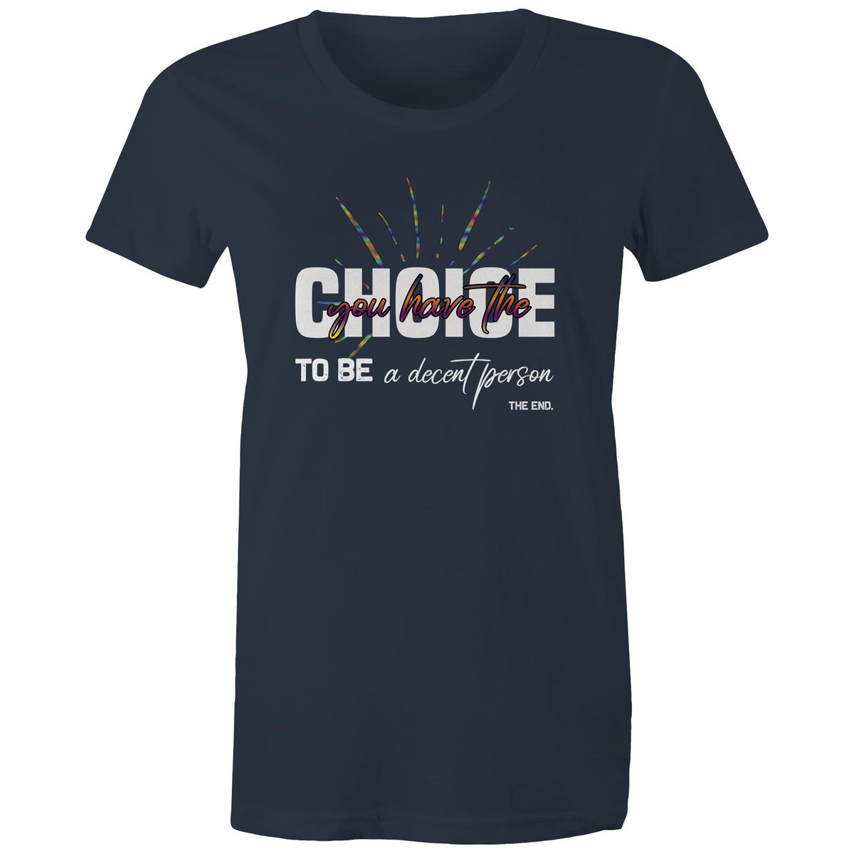 Premium Woman's T-Shirt - Choice Design - (Dark Colors)