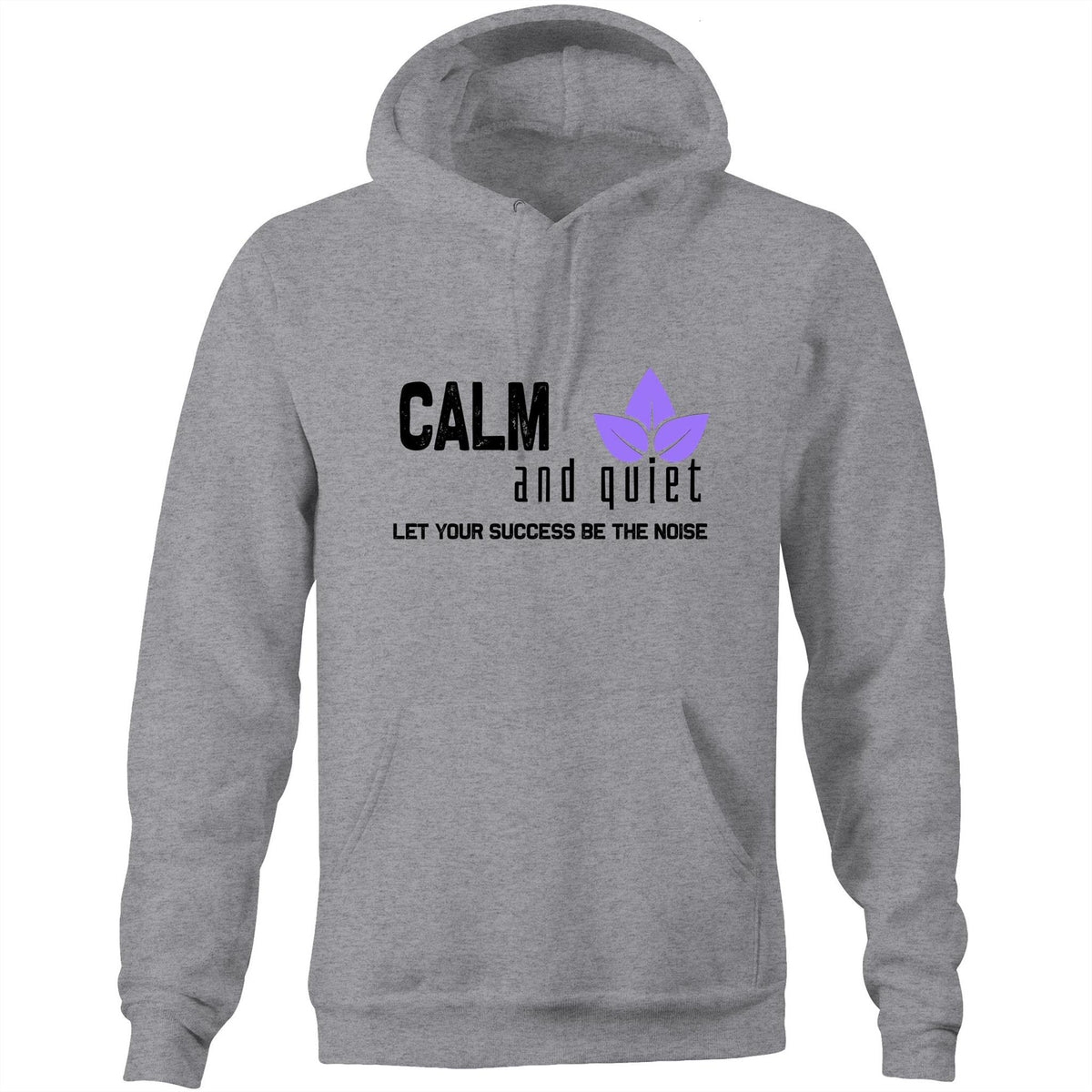 Premium Hoodie - Calm and Quiet Design - (Dark Colors)