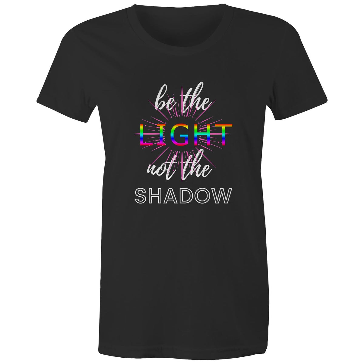 Premium Woman's T-Shirt - Be the light (Design 2)